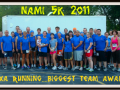 thumb NAMI 5K Biggest Team Award