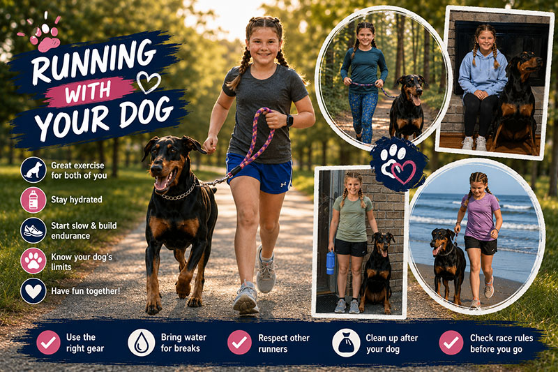 RUNNING WITH DOG