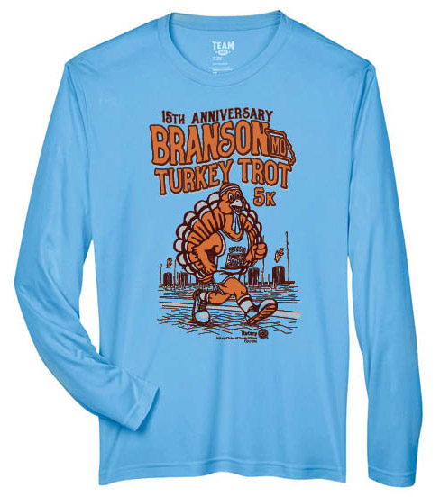 15th Annual Branson Turkey Trot Unveils First-Ever Performance Shirt!