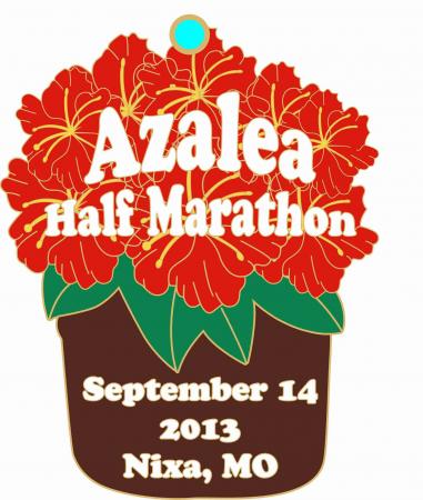 2013 Azalea Run Finishers Medal